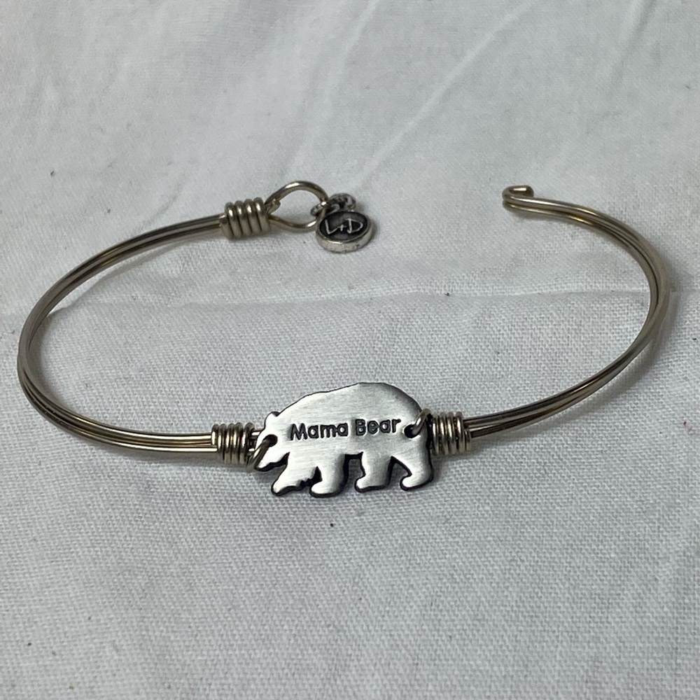 Luca and Danni Bangle Bracelet with elephant ‘Mama Bear’